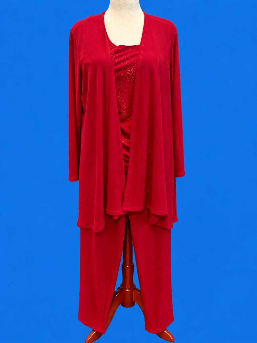Antthony Original Women's Red 3-piece Pant Set - Size M - New w/Tags